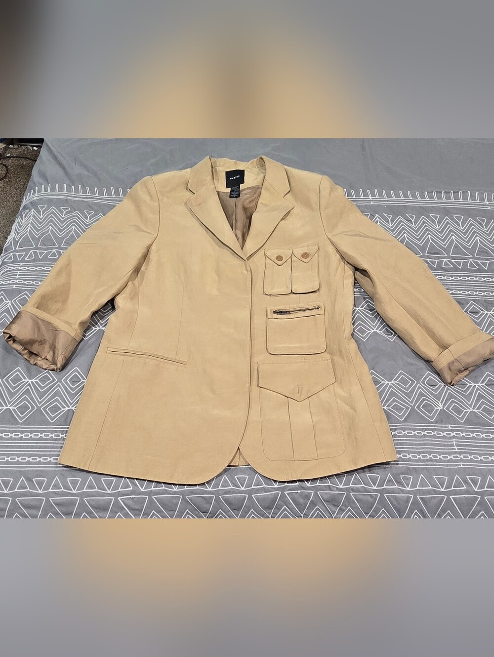 Smythe Surplus Blazer In Khaki Size Small